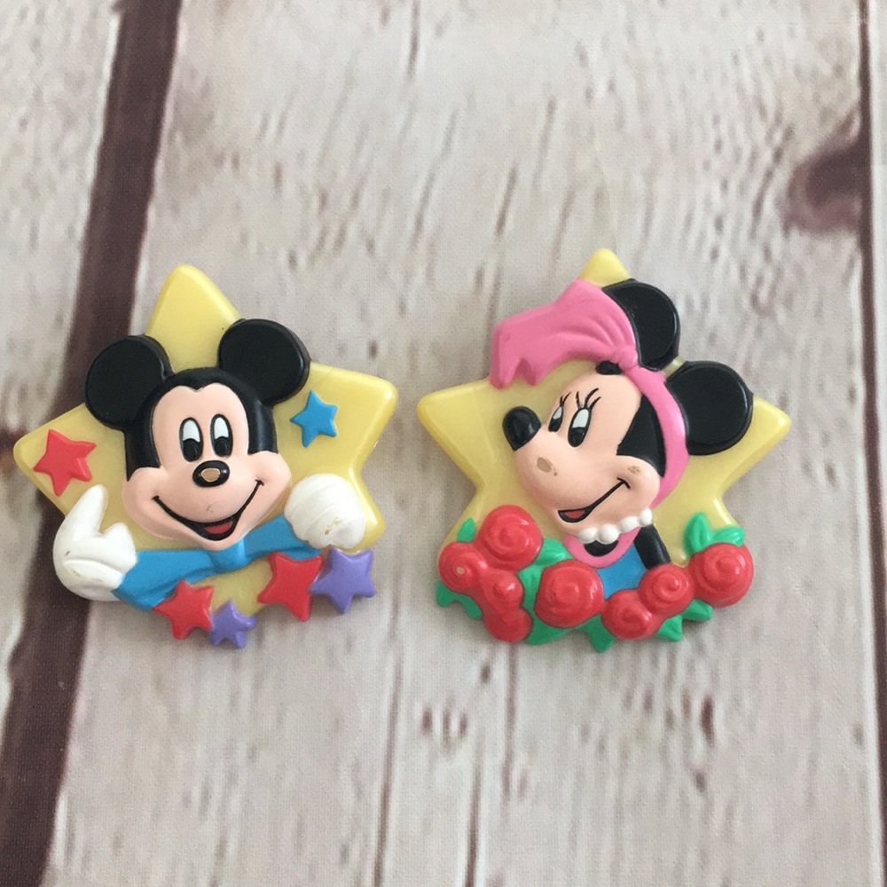 Vintage Avon Disney Mickey and Minnie Mouse Pins